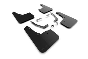 Subaru Forester Mud Flaps - Rally Armor - UR Black with Metallic Black Logo - Black - `25-`27